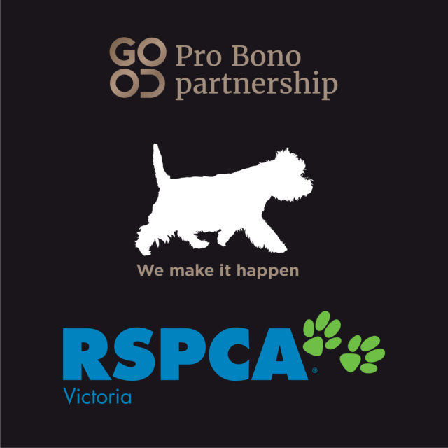 RSPCA working together Pro Bono on re-homing pets